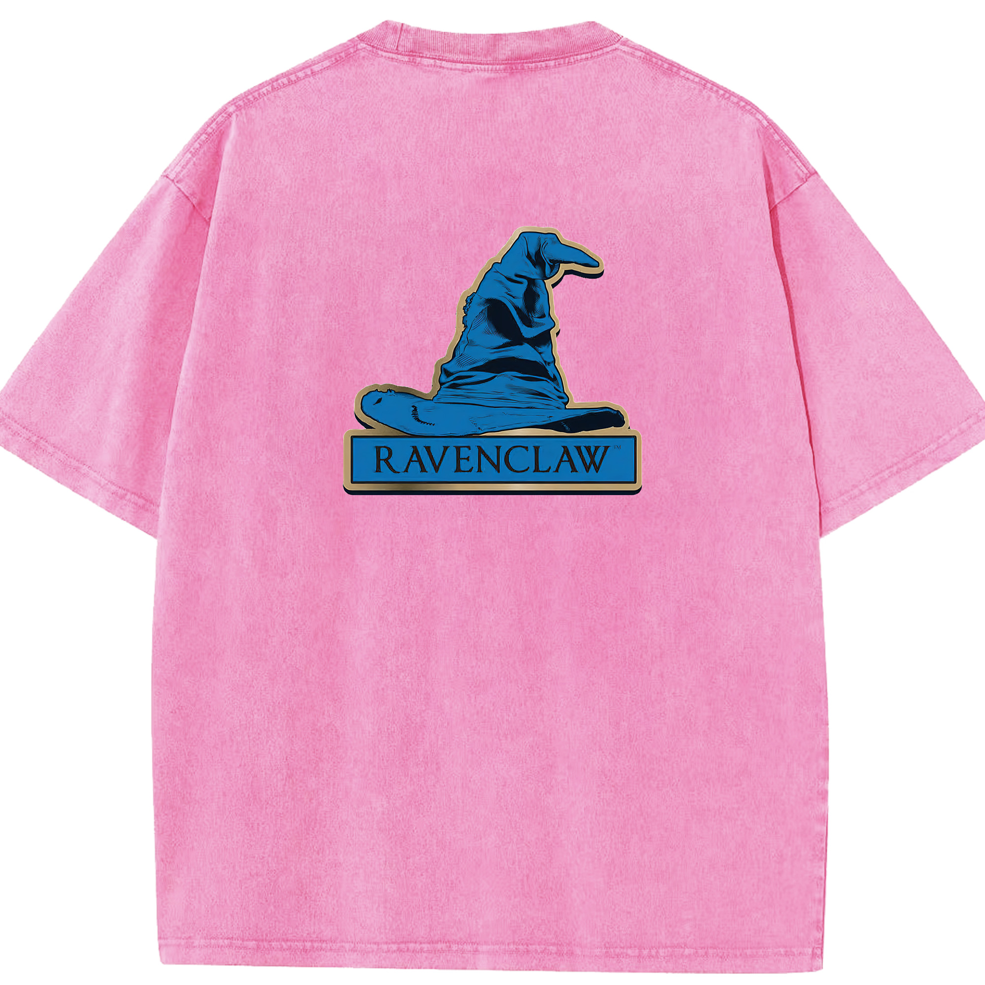 （画像用） Harry Potter ハリー・ポッターシリーズ 綿100% ヴィンテージ風 半袖Tシャツ（背面プリント）